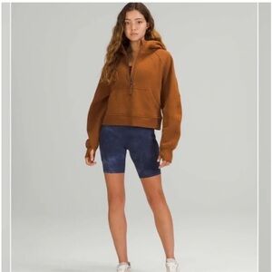 lululemon 1/2 Zip Oversized Scuba- Butternut Hoodie